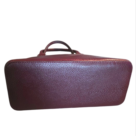 Kate Spade Grove Street Carli Medium Satchel Handbag in Cherrywood Red NWOT - Picture 5 of 17